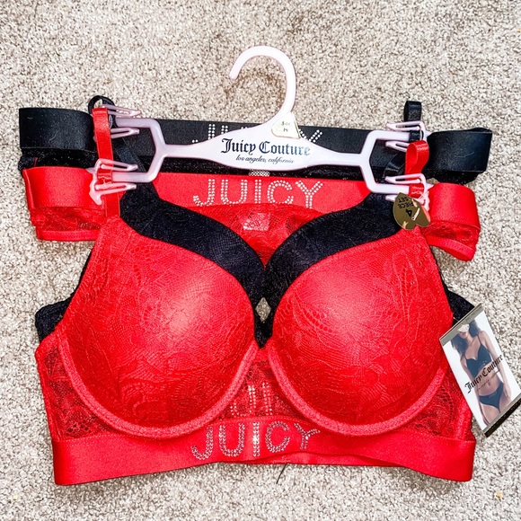 Juicy Couture Other - Juicy Couture bling rhinestone bras and thongs set